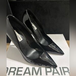 Steve Madden Glossy Black Heels